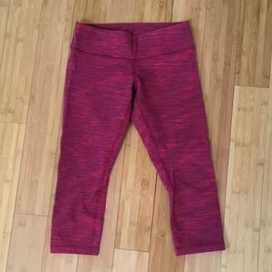 Lululemon Wonderunder Cropped Leggings